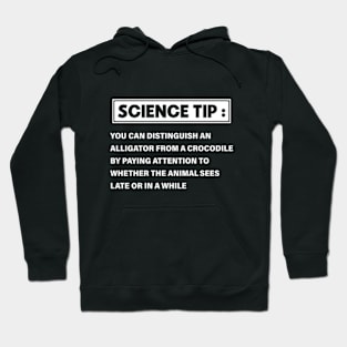 Science Tip Funny Crocodile Alligator Hoodie